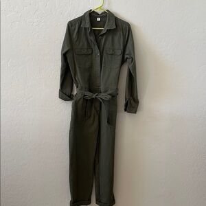 Old Navy Olive Green Jumpsuit